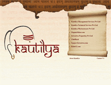 Tablet Screenshot of groupkautilya.com